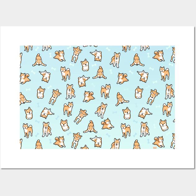 Shiba Inu | a Dog Collection Wall Art by Joabit Draws